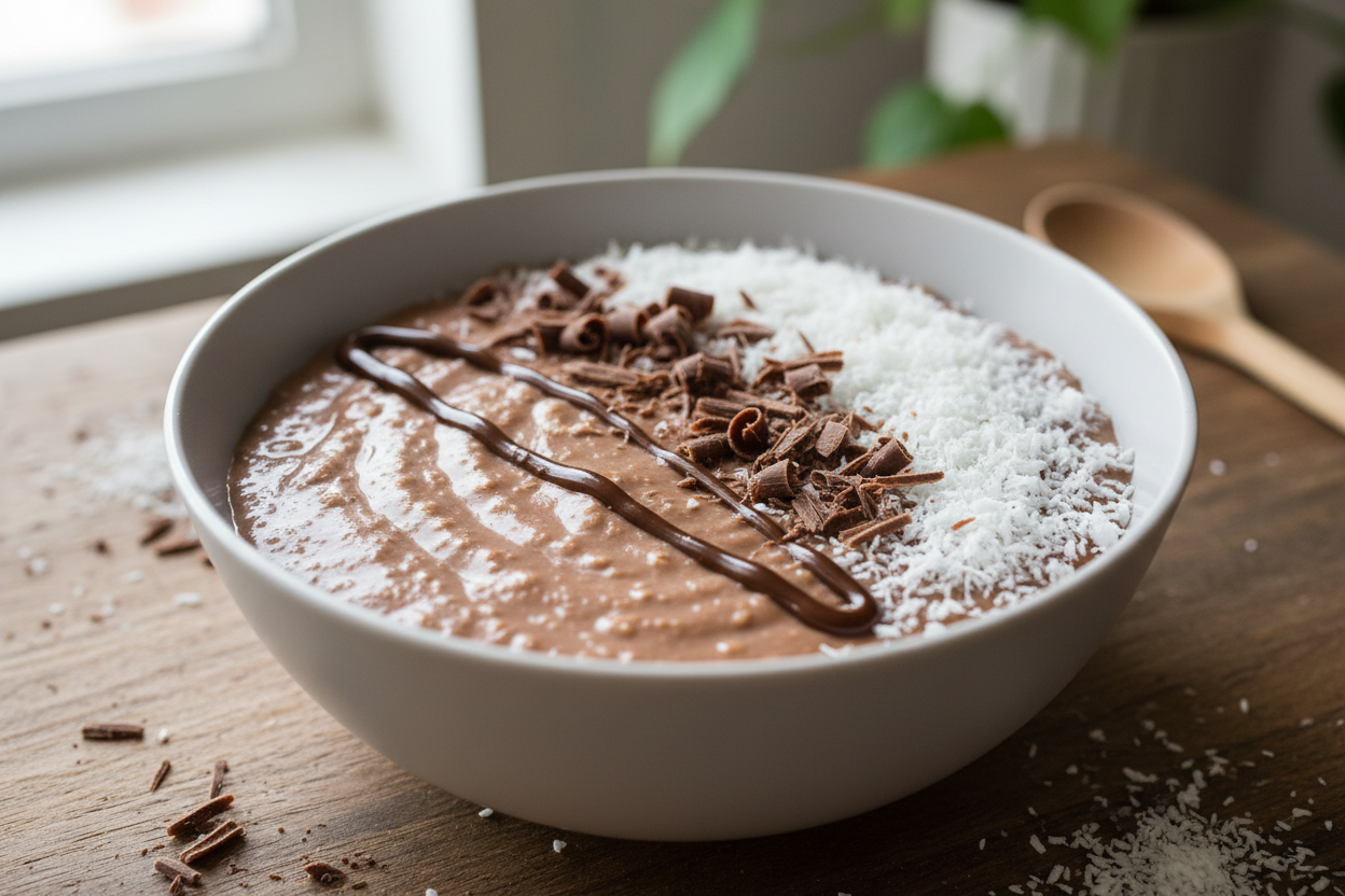 put shredded coconut on top